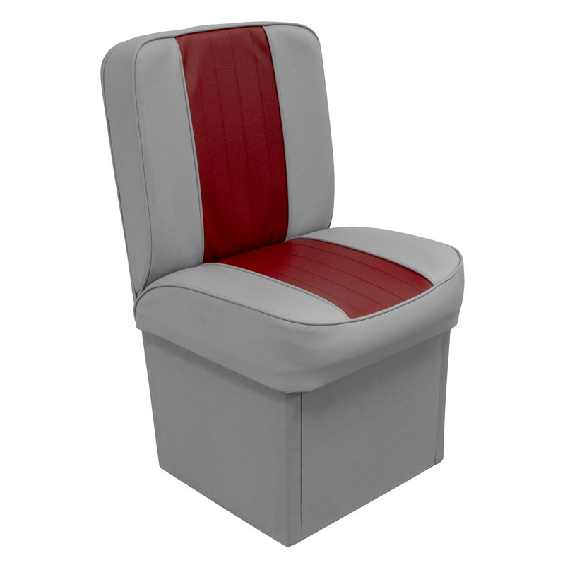 Wise 8WD1414P-661 Deluxe Universal Jump Seat (Grey/Red) - Image 1